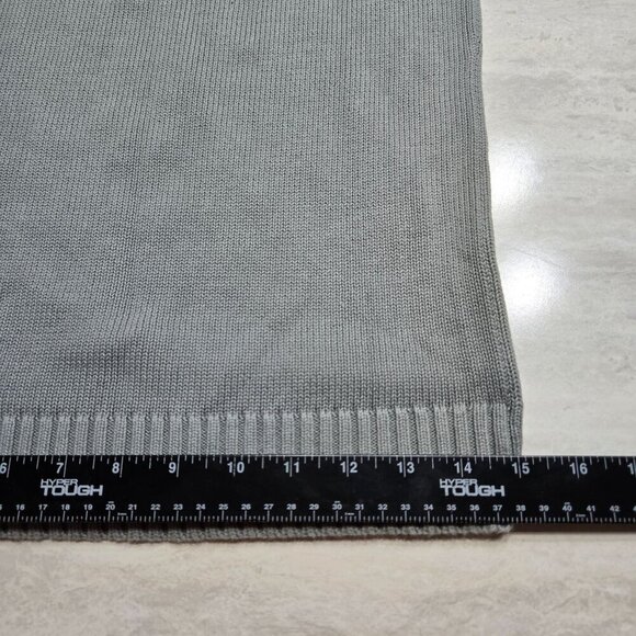 Ralph Lauren Sport Sweater Womens Medium Sage Green V-neck Cotton Preppy Casual - Picture 10 of 10